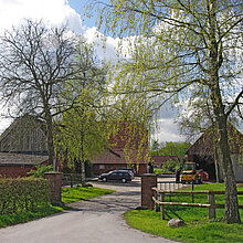 Einfahrt zum Alten Hof Schoppmann.