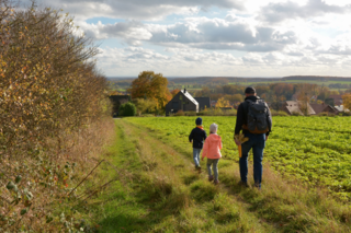 Auf dem Kuckucksweg rund um Darup unterwegs.