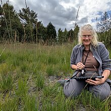 Vegetationskartierung im Gagelbruch, Kerstin Wittjen, 2025.