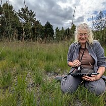 Vegetationskartierung im Gagelbruch, Kerstin Wittjen, 2025.