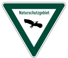 Schild Naturschutzgebiet