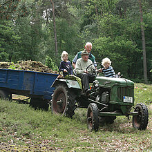 Arbeitseinsatz in der Letter Wacholderheide.