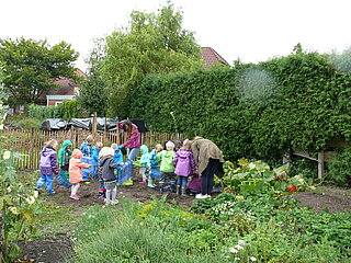 Kartoffelernte mit dem Kindergarten am Alten Hof Schoppmann (C. Kähler)