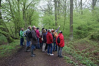 Geführte Exkursion mit dem Naturschutzzentrum.