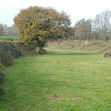 Prägnanten, kastenförmigen Talaue.